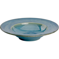 Pastabord brede rand 27 cm groen Miami