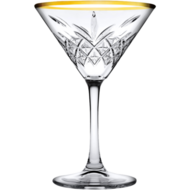 Martini cocktailglas 23 cl Timeless Pasabahce gouden rand