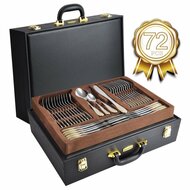 Bestekset in koffer 72-delig Old Dutch Gold