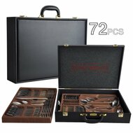 Bestekset in koffer 72-delig Antique Dutch Gold