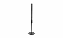 Kandelaar 10 x 20 cm Metaal Zwart Pillar