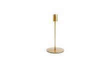 Kandelaar 10 x 20 cm Metaal Goud Pillar