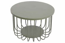 Bijzettafel Groen Rond Metaal Cosy &amp; Home