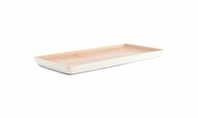 Serveerschaal 14 x 32 cm Roze Flow