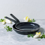 Koekenpannenset 2-delig met Keramische Antikleeflaag 24 / 28 cm Essence