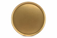 Dienblad antique 44 cm goud Serve rond