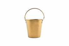 Serveer emmer 13 cm antique goud Serve