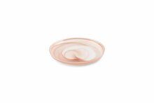 Plat bord 21 cm bruin/roze Twirl