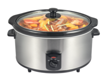 Slowcooker 3,5 liter RVS keramische binnenpan Royalty Line 