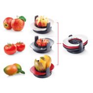 Mango, appel en tomaat snijder uit RVS