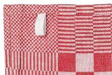 Theedoek Rood Set van 6