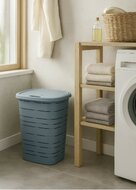 Wasmand Blauw 55 Liter M-Home