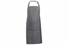 Keukenschort black Chambray Stoff
