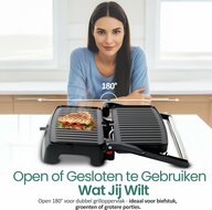 Contactgrill Zwart Emerio 