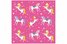 Servetten roze 33cm Unicorn set van 20 PAW