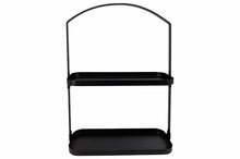Etagere metaal zwart 40 cm