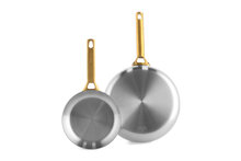 Koekenpannenset RVS 20-28 cm Greenpan Padova 3-Ply uncoated Koekenpannenset RVS 20-28 cm Greenpan Padova 3-Ply uncoated 