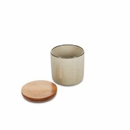 Voorraadpot 12 cm x 12 cm Meridian Ivoor