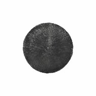 Placemat 38 cm zwart Vene