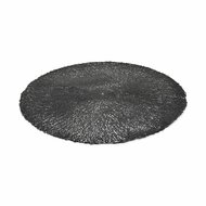 Placemat 38 cm zwart Vene