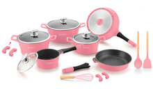 Pannenset  roze Royalty Line