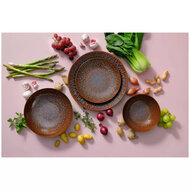 Diep bord 22 cm Palmer Magmatic bruin