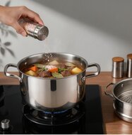 Couscous pan RVS 14 liter