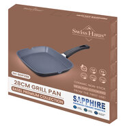 Grillpan 28 cm marmeren coating