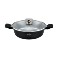 Braadpan laag 34 cm marmeren coating