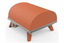 Pizzaoven gas terracotta Piana Sedici 71 x 55,7 cm ZiiPa XL