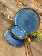 Serviesset 24-delig Nova blauw