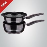 Sauspannen set 3 delig met deksel