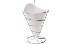 Frietzak met houder 12cm x 23cm Cosy &amp; Trendy