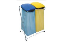 Vuilniszakhouder 2 zakken met rooster