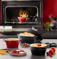 Mini braadpan gietijzer 10 cm grijs Slowcook