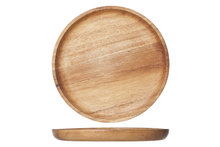 Houten bord 20cm oil coating
