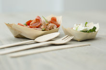 Houten mesje 20 stuks