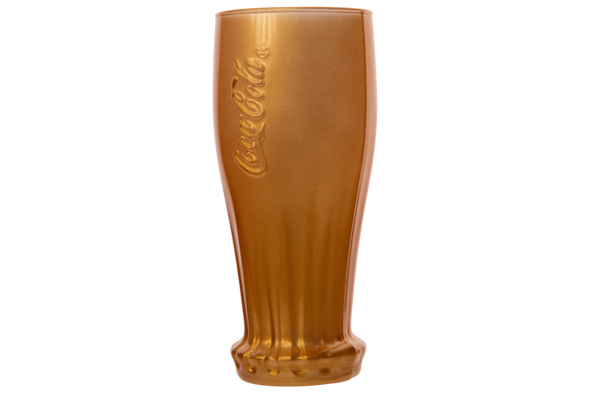 Coca Cola glas 35cl goud Sequin