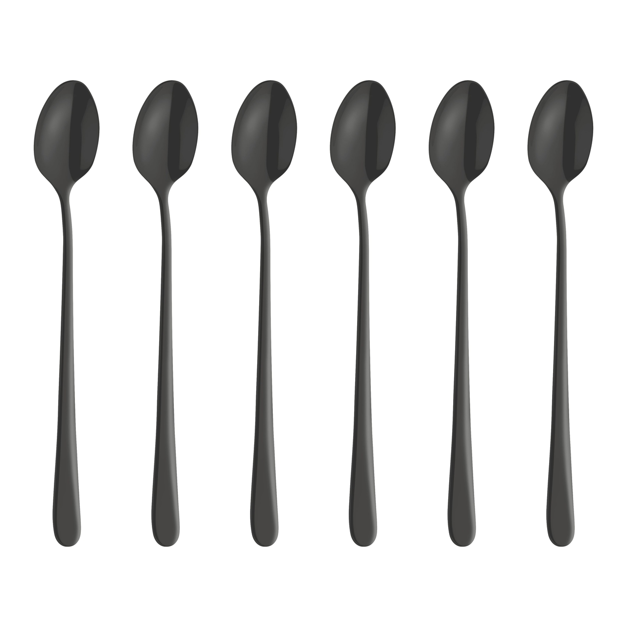 Longdrink lepels set van 6 Austin Vintage zwart Amefa