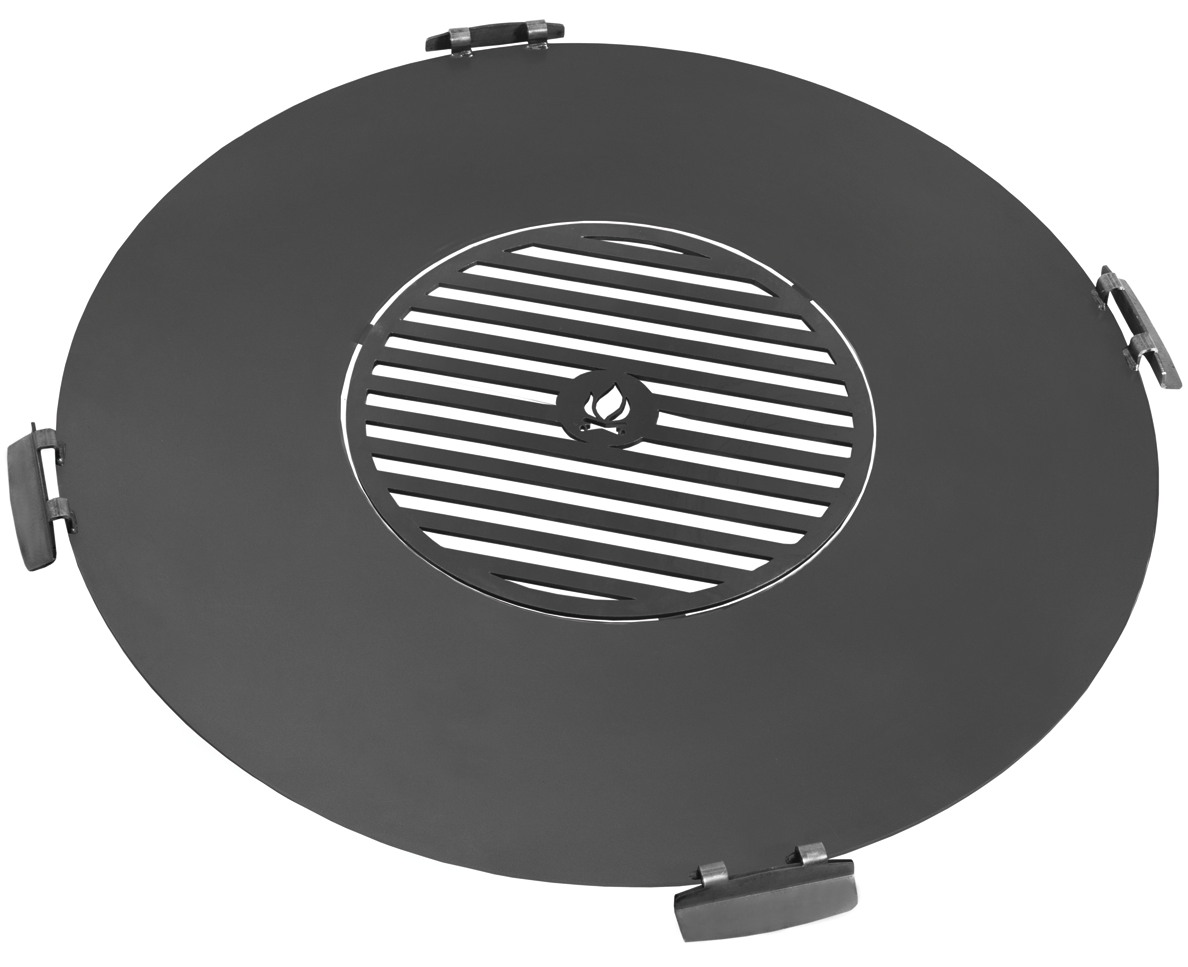 Grillplaat met rooster en handvaten voor Vuurschaal 82cm