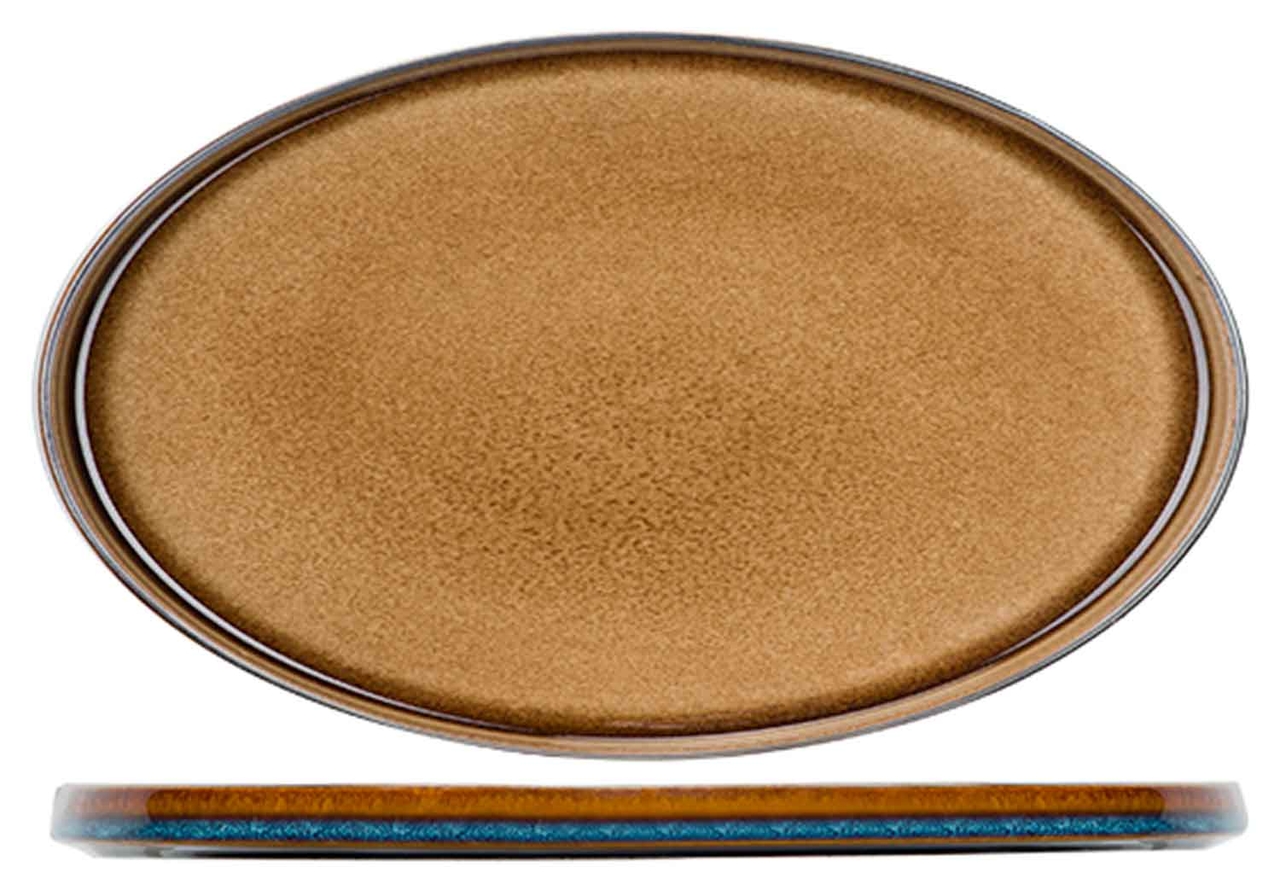Plat bord 35,5cm Quintana Amber