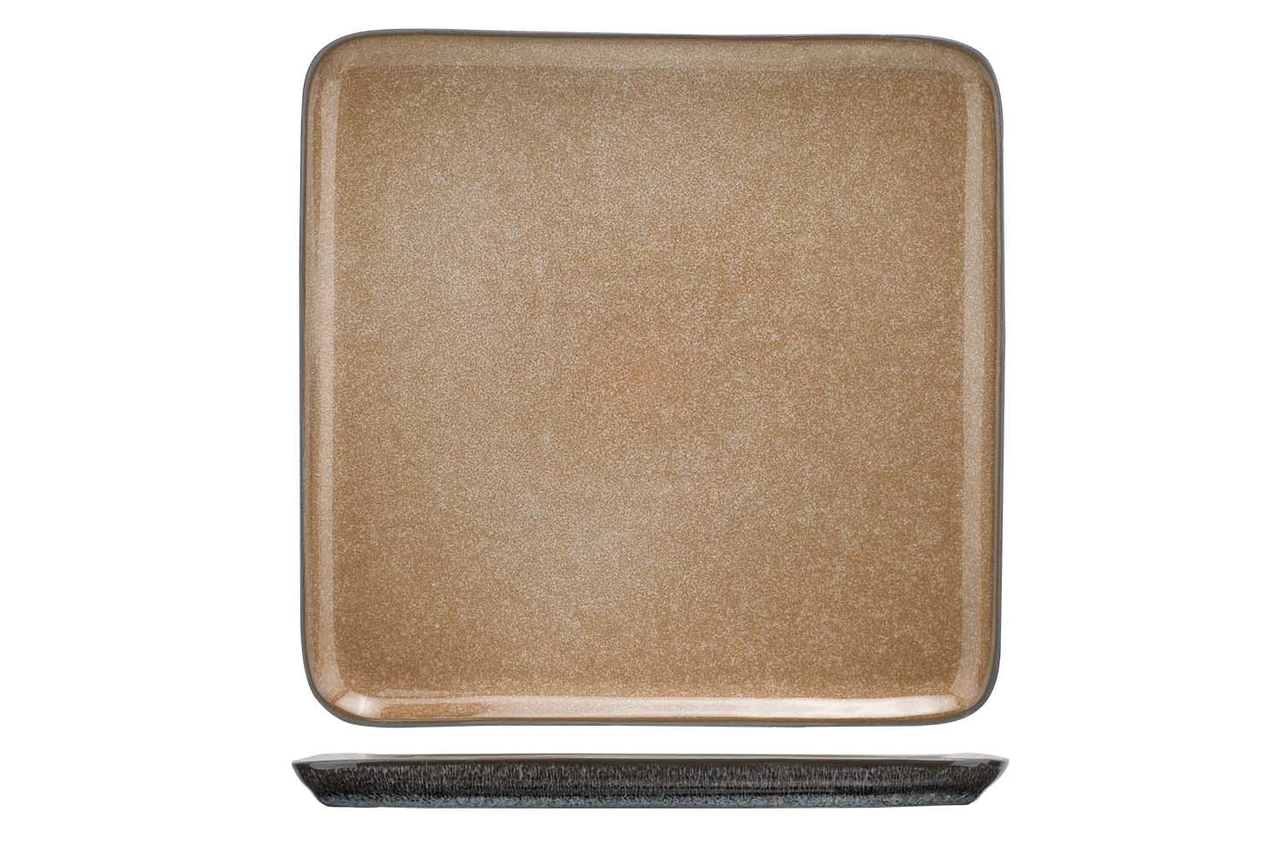 Bord vierkant 25,5cm Lerida Desert