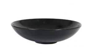 Asia Black diepe kom mat zwart 20,6 cm