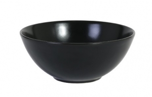 Asia Black kom mat zwart 14,7 cm