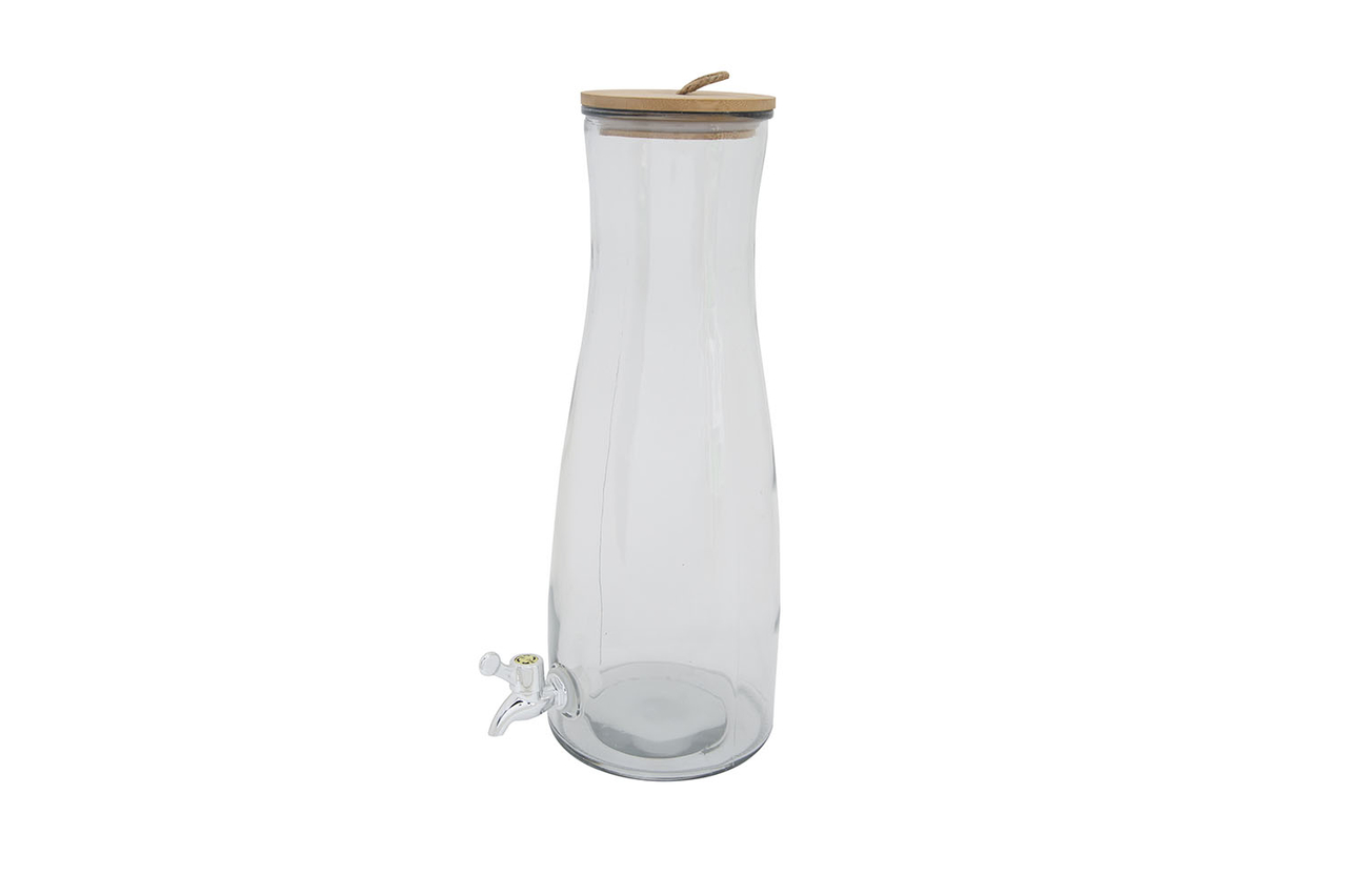 Sapdispenser met houten deksel 4,7 Liter