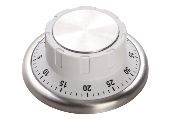 Kookwekker magneet wit 9,2 cm