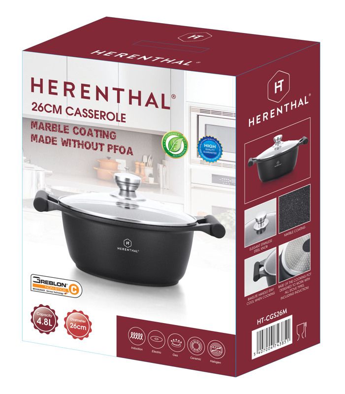 Tom Audreath redactioneel Superioriteit Braadpan 26 cm marmeren coating 5 liter Herenthal | NIEUW gezonde pannen zonder PFOA - Kookwinkel Kitchen&More Tom Audreath redactioneel Superioriteit Braadpan 26 cm marmeren coating 5 liter Herenthal | NIEUW gezonde pannen zonder PFOA - Kookwinkel Kitchen&More