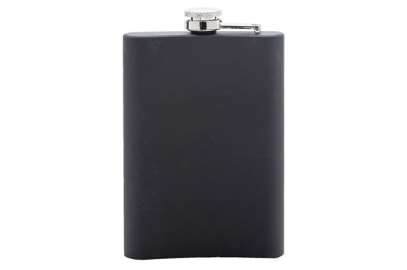 Borstflesje whiskey 0,23 L zwart