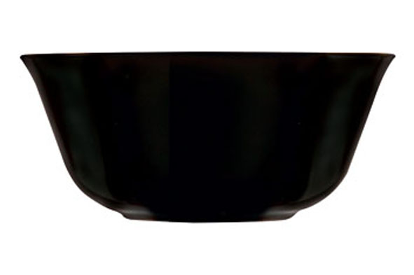 Schaaltje Carine Noir 12cm