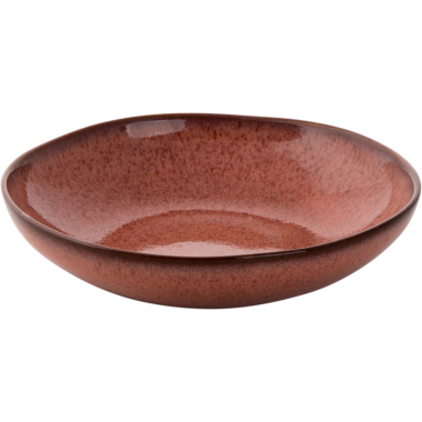 Schaal 17 cm rood Rustique